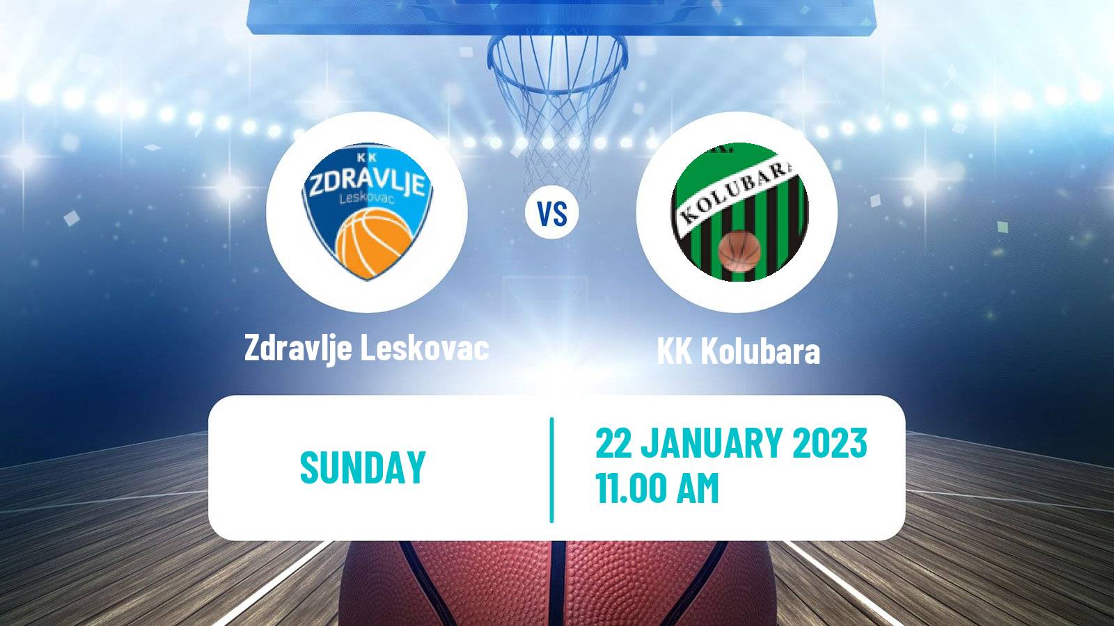 Basketball Serbian First League Basketball Zdravlje Leskovac - Kolubara