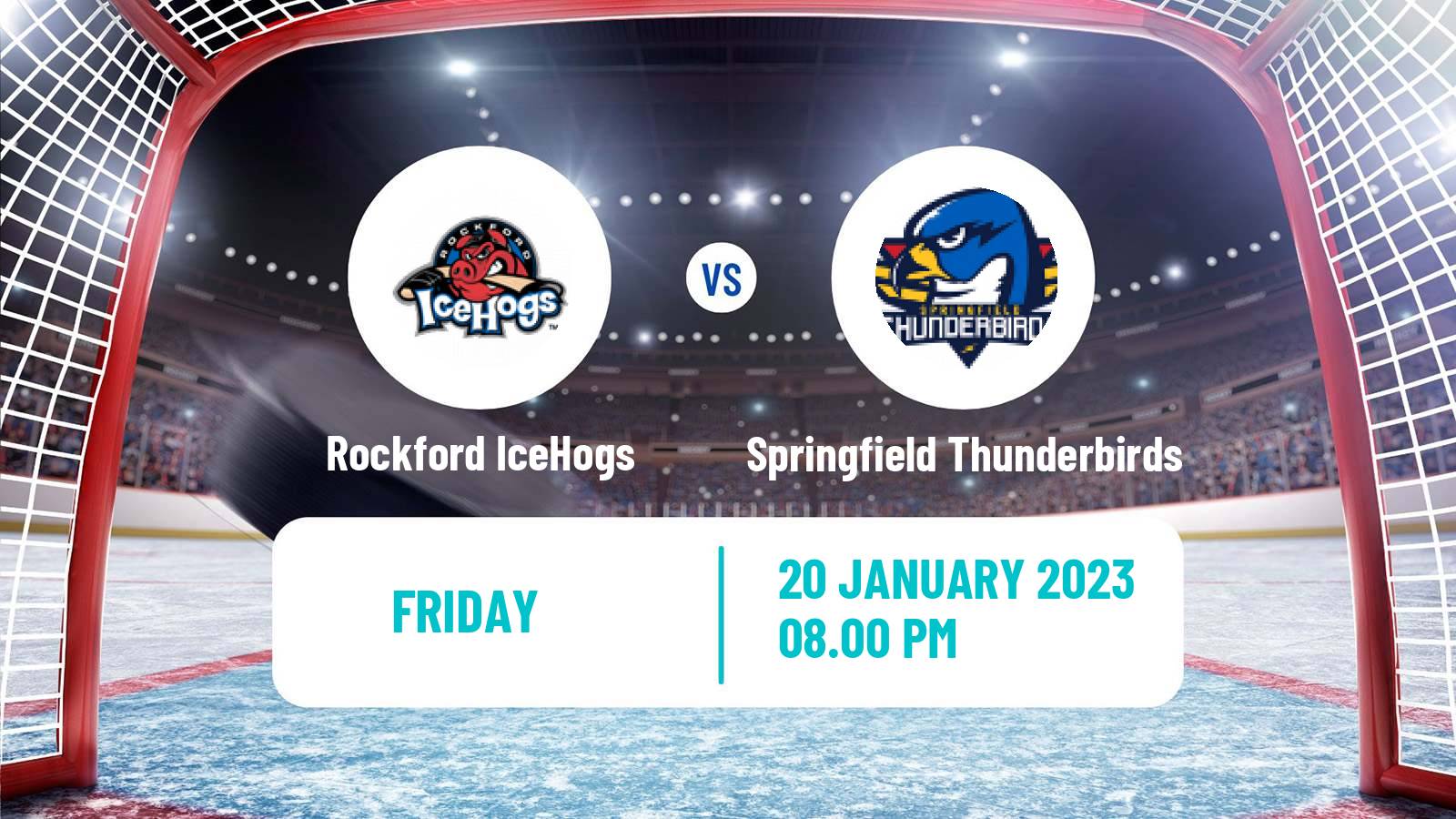 Hockey AHL Rockford IceHogs - Springfield Thunderbirds