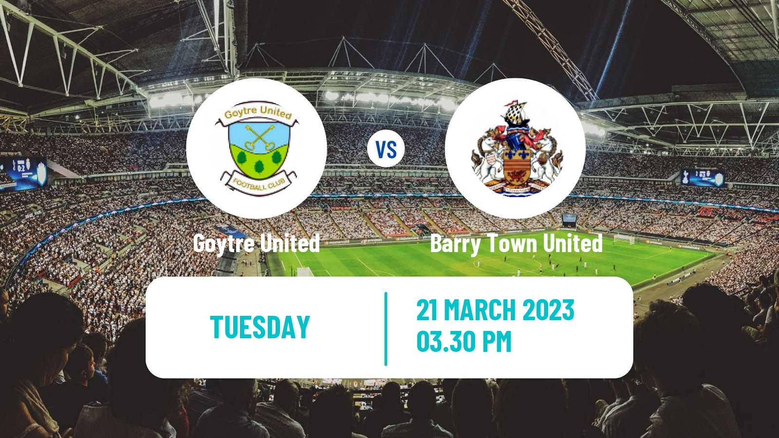Soccer Welsh Cymru South Goytre United - Barry Town United
