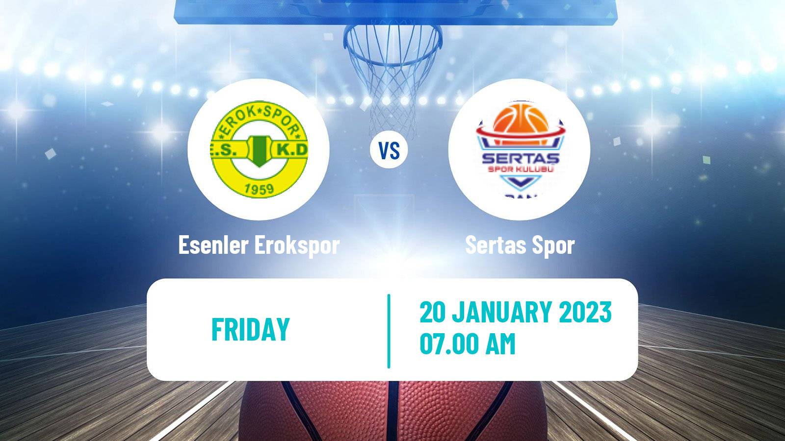 Basketball Turkish TB2L Esenler Erokspor - Sertas Spor