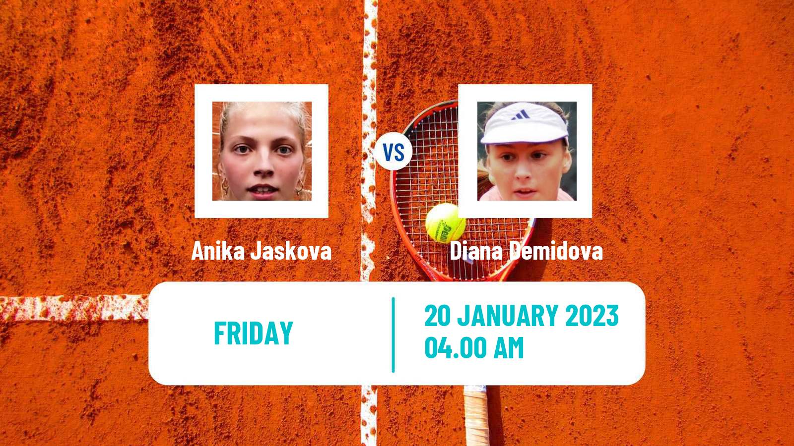 Tennis ITF Tournaments Anika Jaskova - Diana Demidova