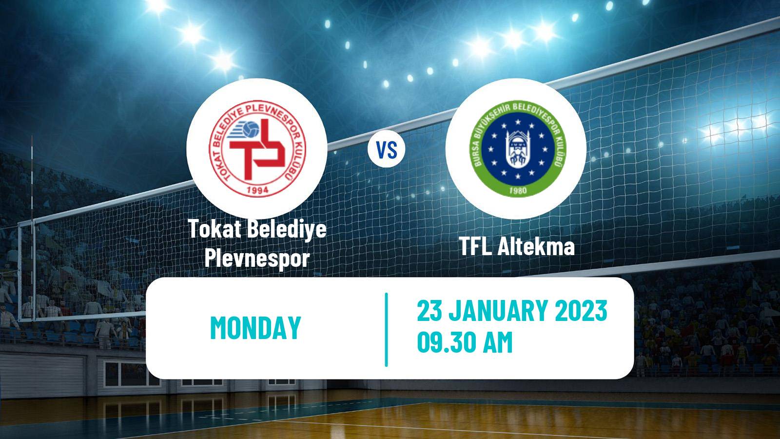 Volleyball Turkish Efeler Ligi Volleyball Tokat Belediye Plevnespor - TFL Altekma