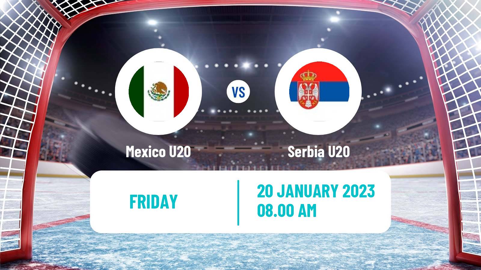 Hockey IIHF World U20 Championship IIB Mexico U20 - Serbia U20