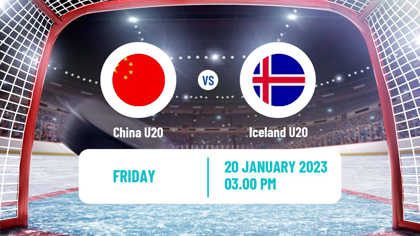 Hockey IIHF World U20 Championship IIB China U20 - Iceland U20