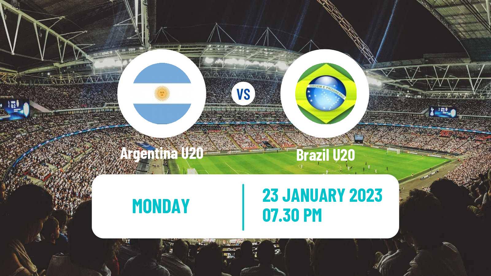 Soccer South American Championship U20 Argentina U20 - Brazil U20
