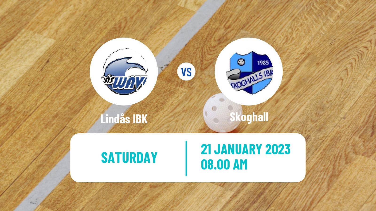 Floorball Swedish Allsvenskan Södra Floorball Lindås IBK - Skoghall