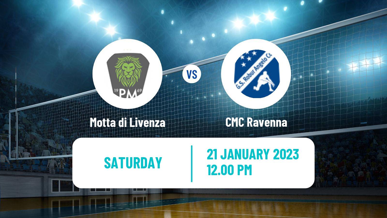 Volleyball Italian Serie A2 Volleyball Motta di Livenza - CMC Ravenna
