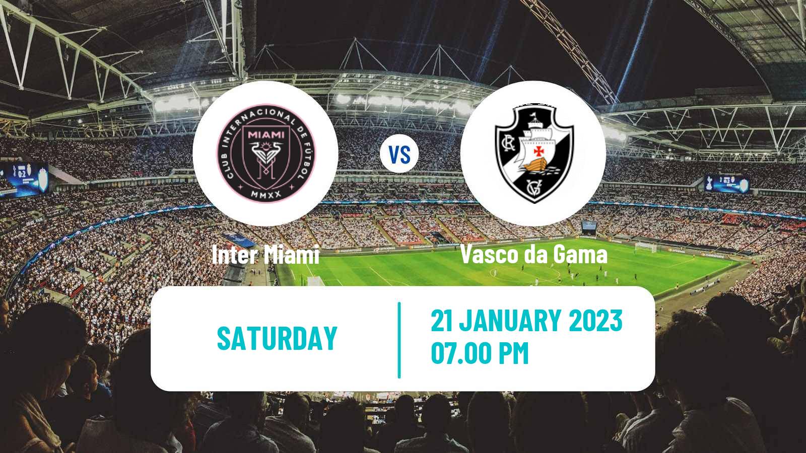 Soccer Club Friendly Inter Miami - Vasco da Gama