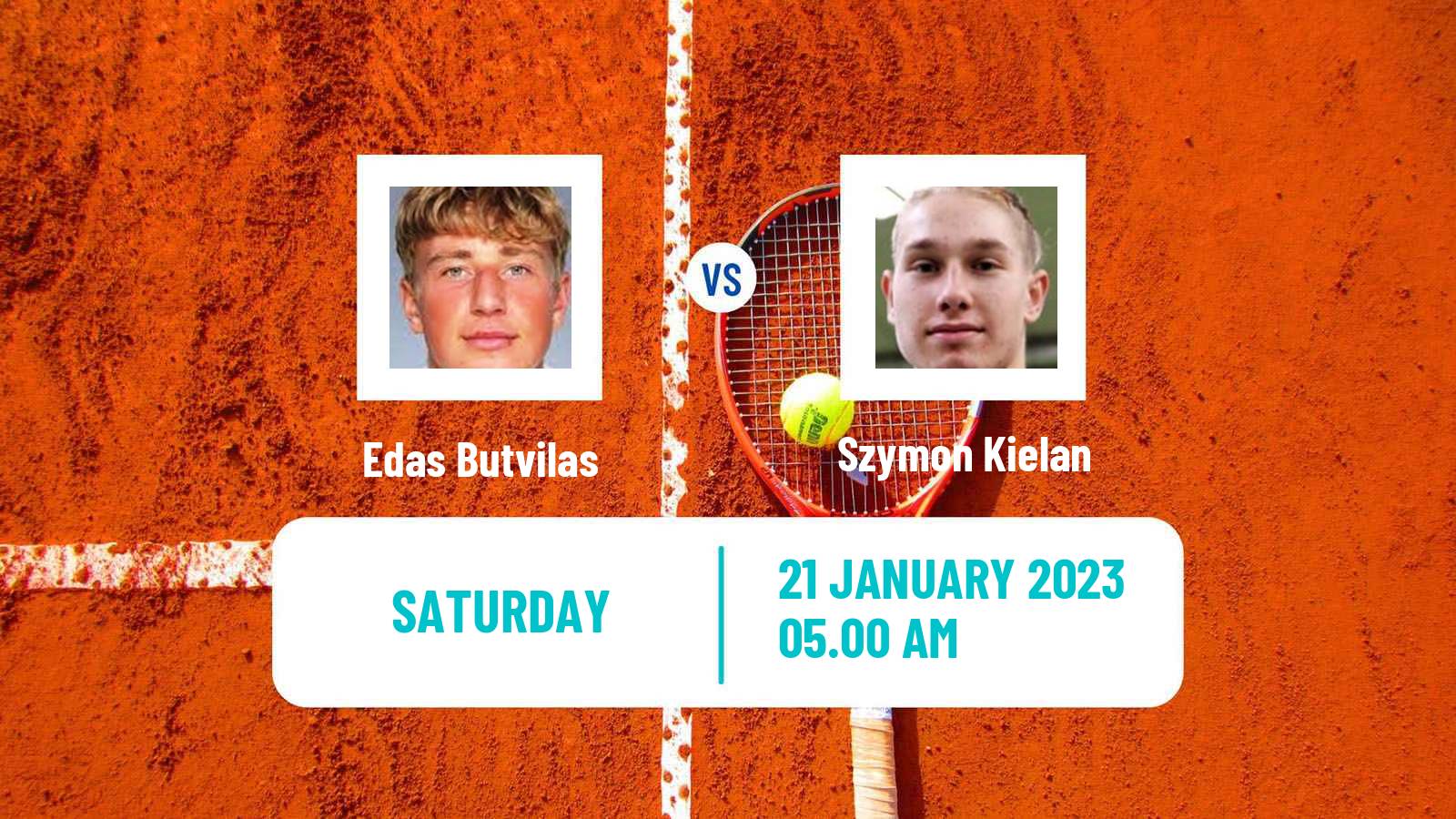 Tennis ITF Tournaments Edas Butvilas - Szymon Kielan