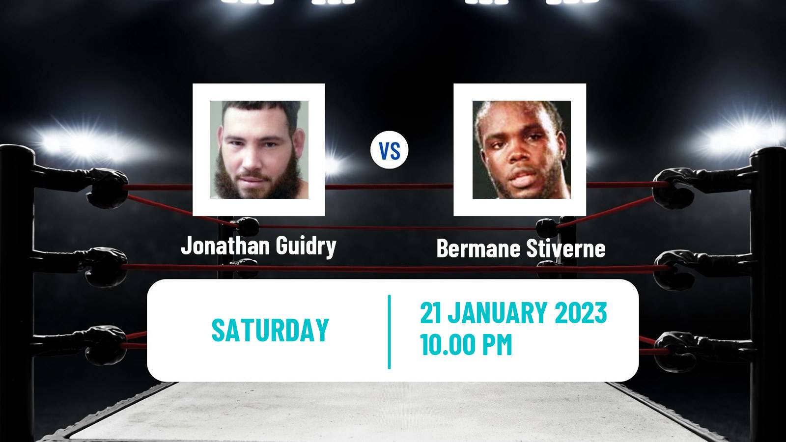 Boxing Boxing Jonathan Guidry - Bermane Stiverne