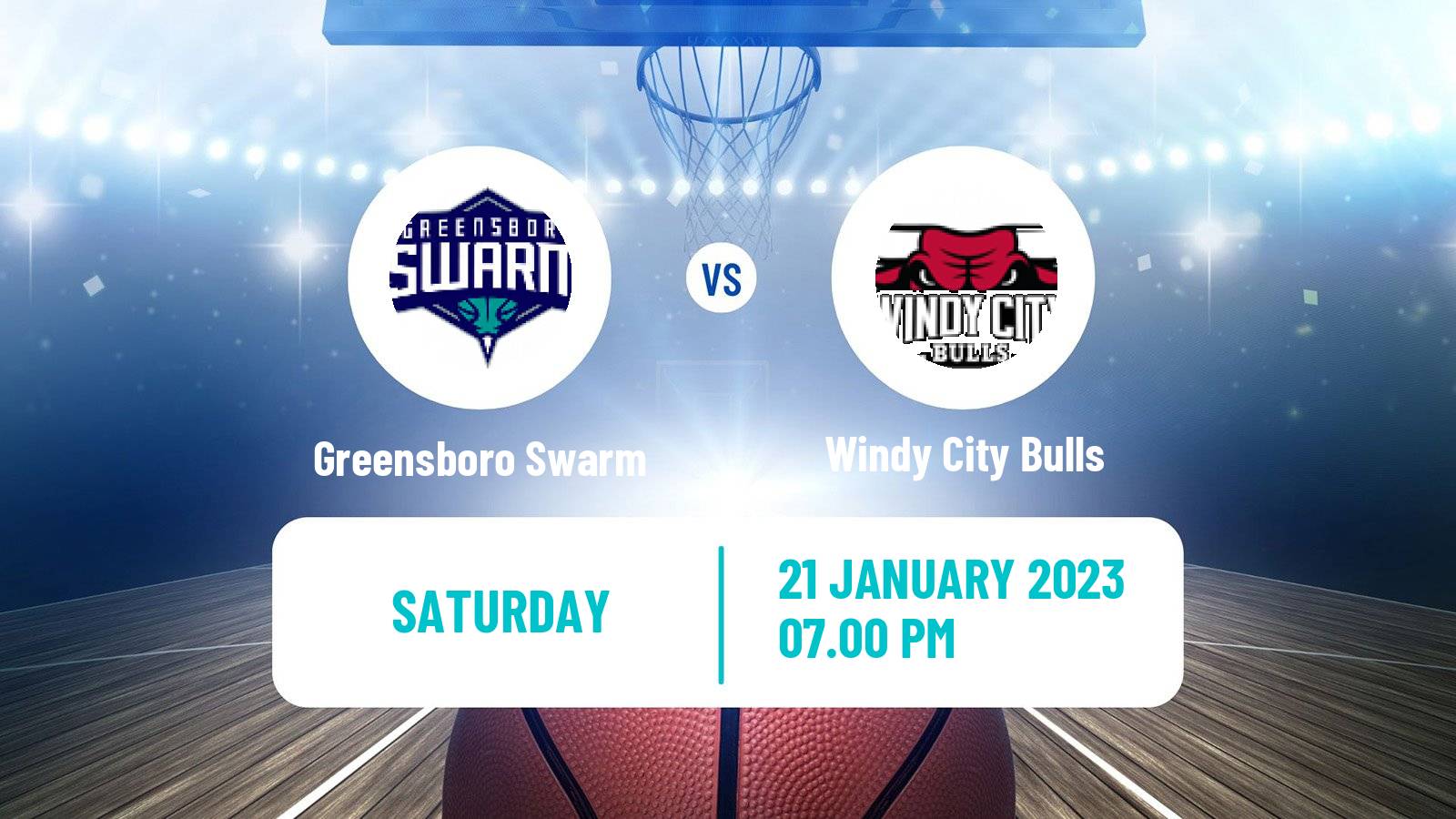 Basketball NBA G-League Greensboro Swarm - Windy City Bulls