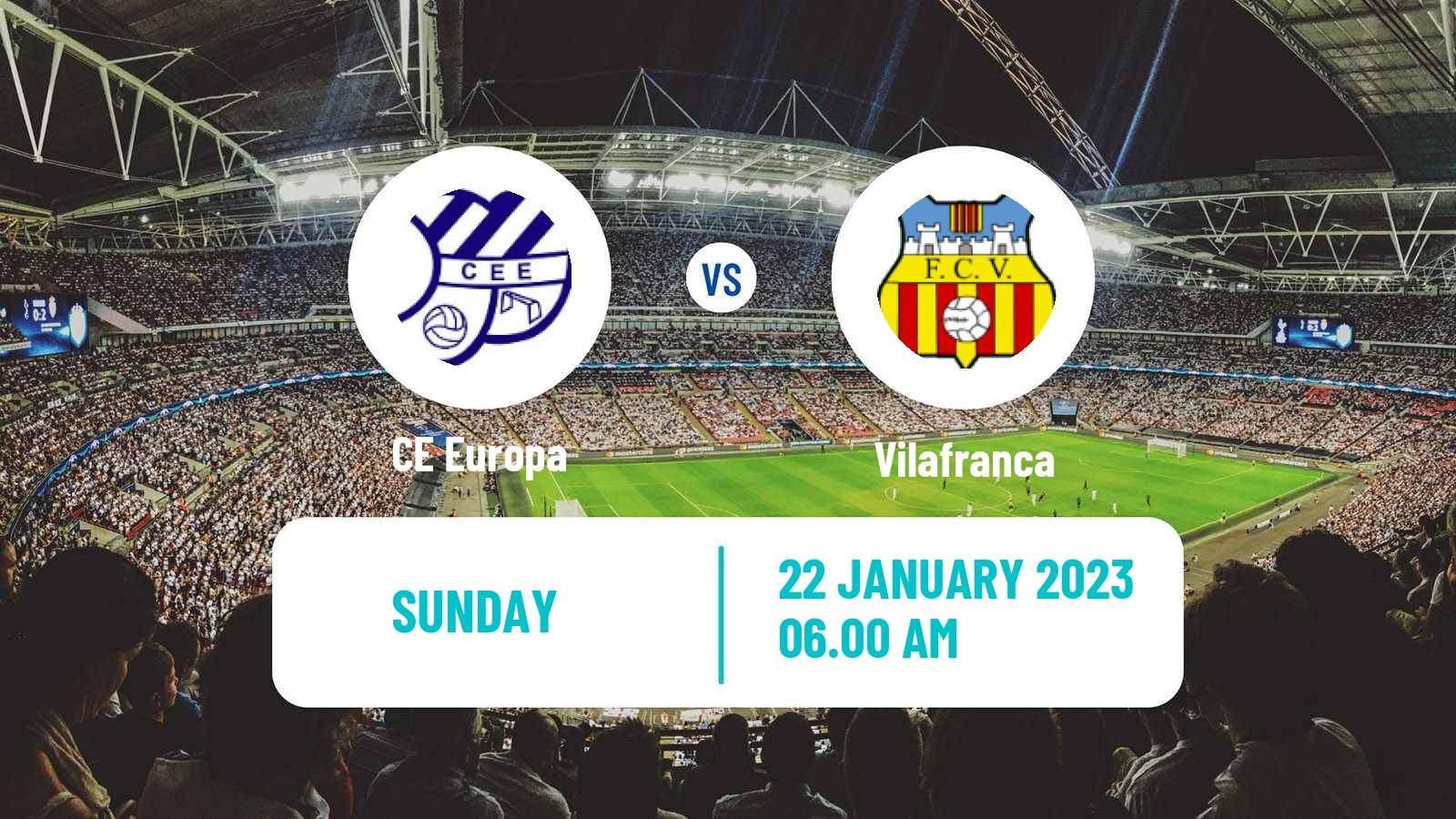 Soccer Spanish Tercera RFEF - Group 5 CE Europa - Vilafranca