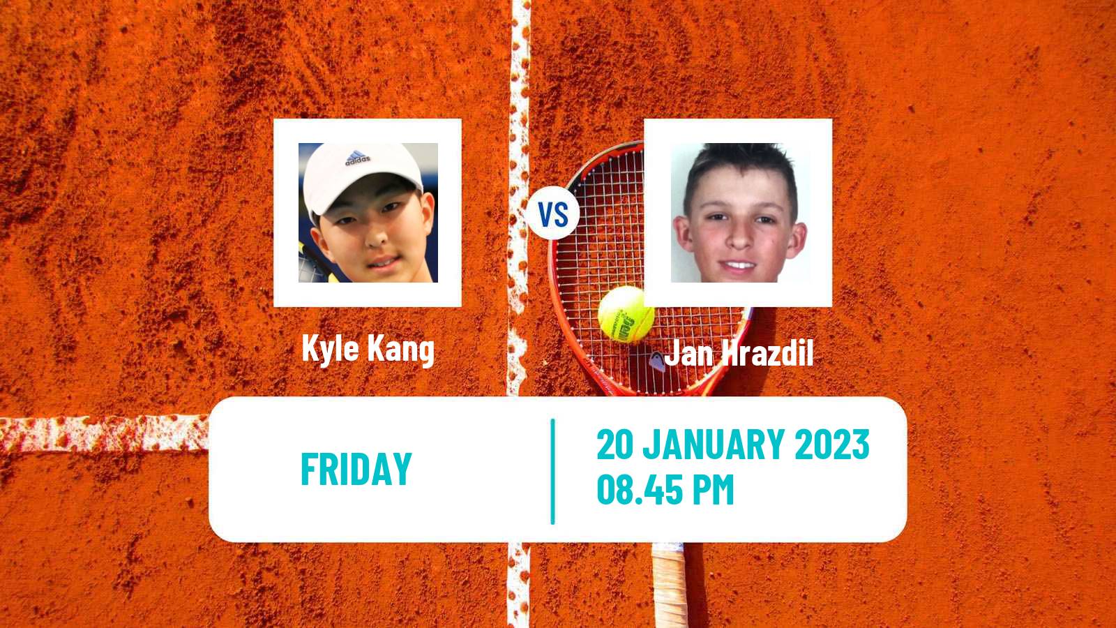 Tennis Boys Singles Australian Open Kyle Kang - Jan Hrazdil