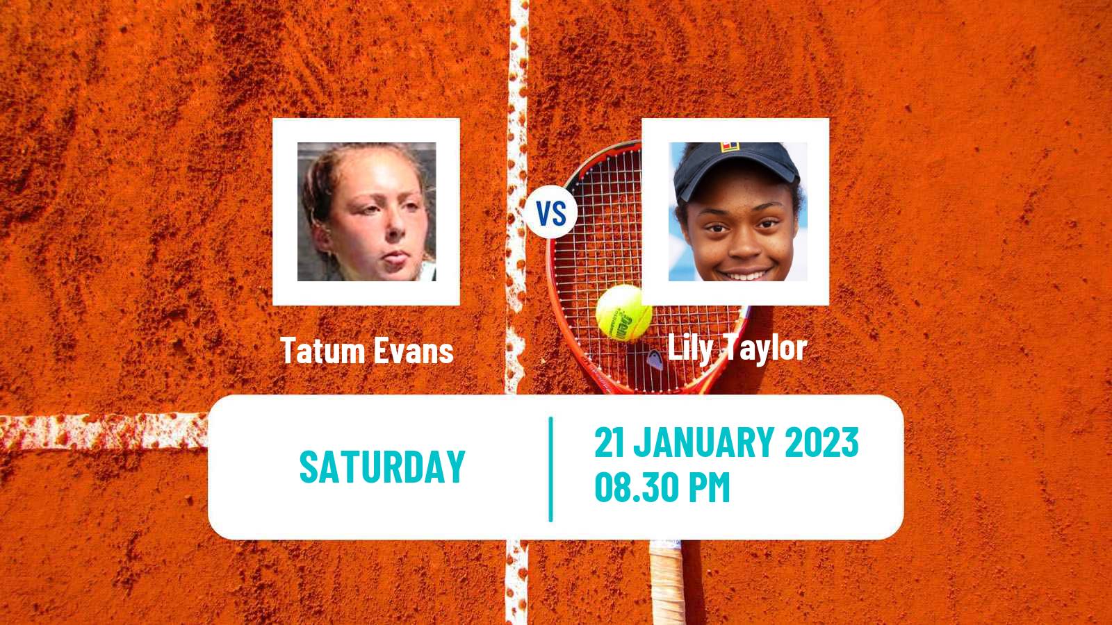 Tennis Girls Singles Australian Open Tatum Evans - Lily Taylor