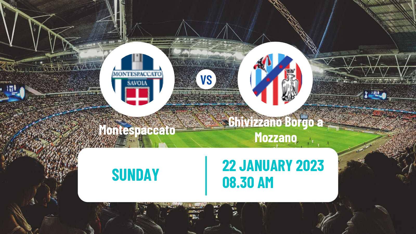 Soccer Italian Serie D - Group E Montespaccato - Ghivizzano Borgo a Mozzano