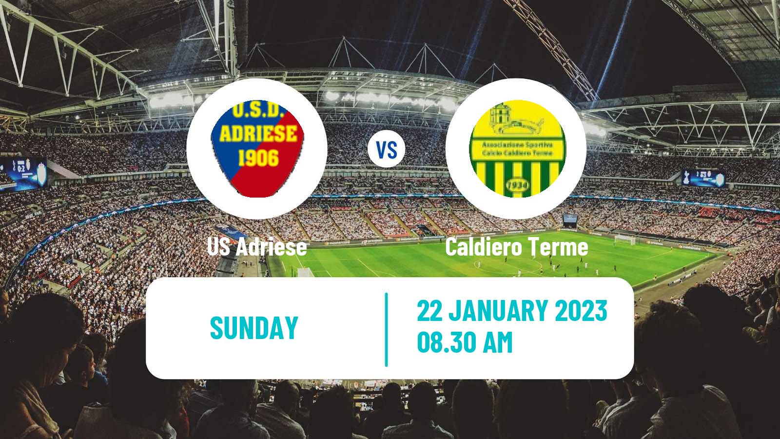 Soccer Italian Serie D - Group C Adriese - Caldiero Terme