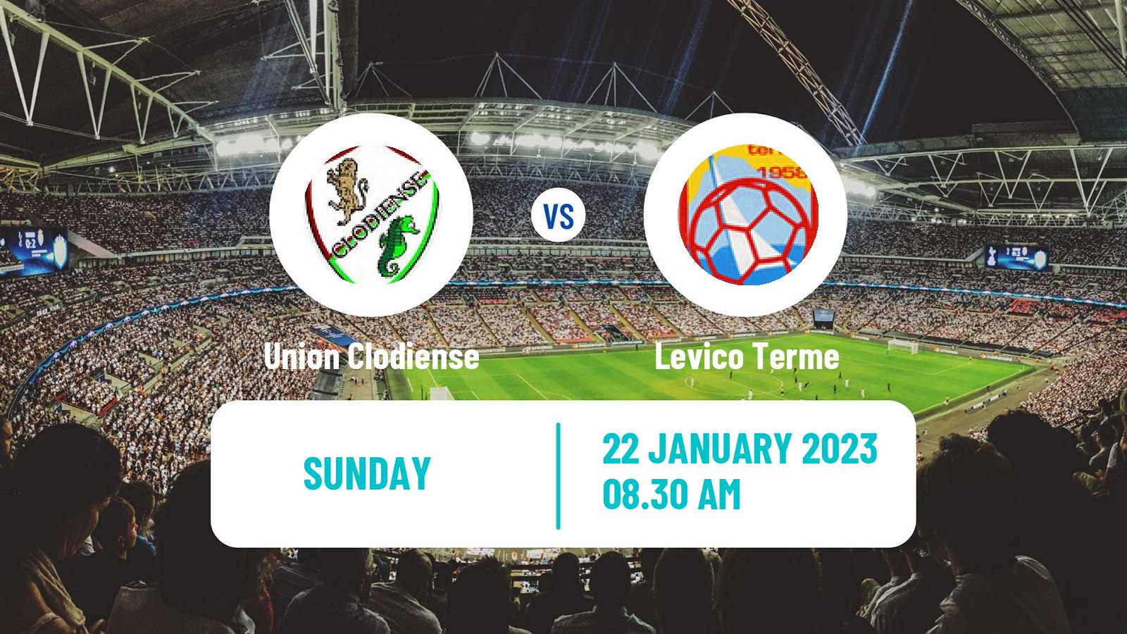 Soccer Italian Serie D - Group C Union Clodiense - Levico Terme