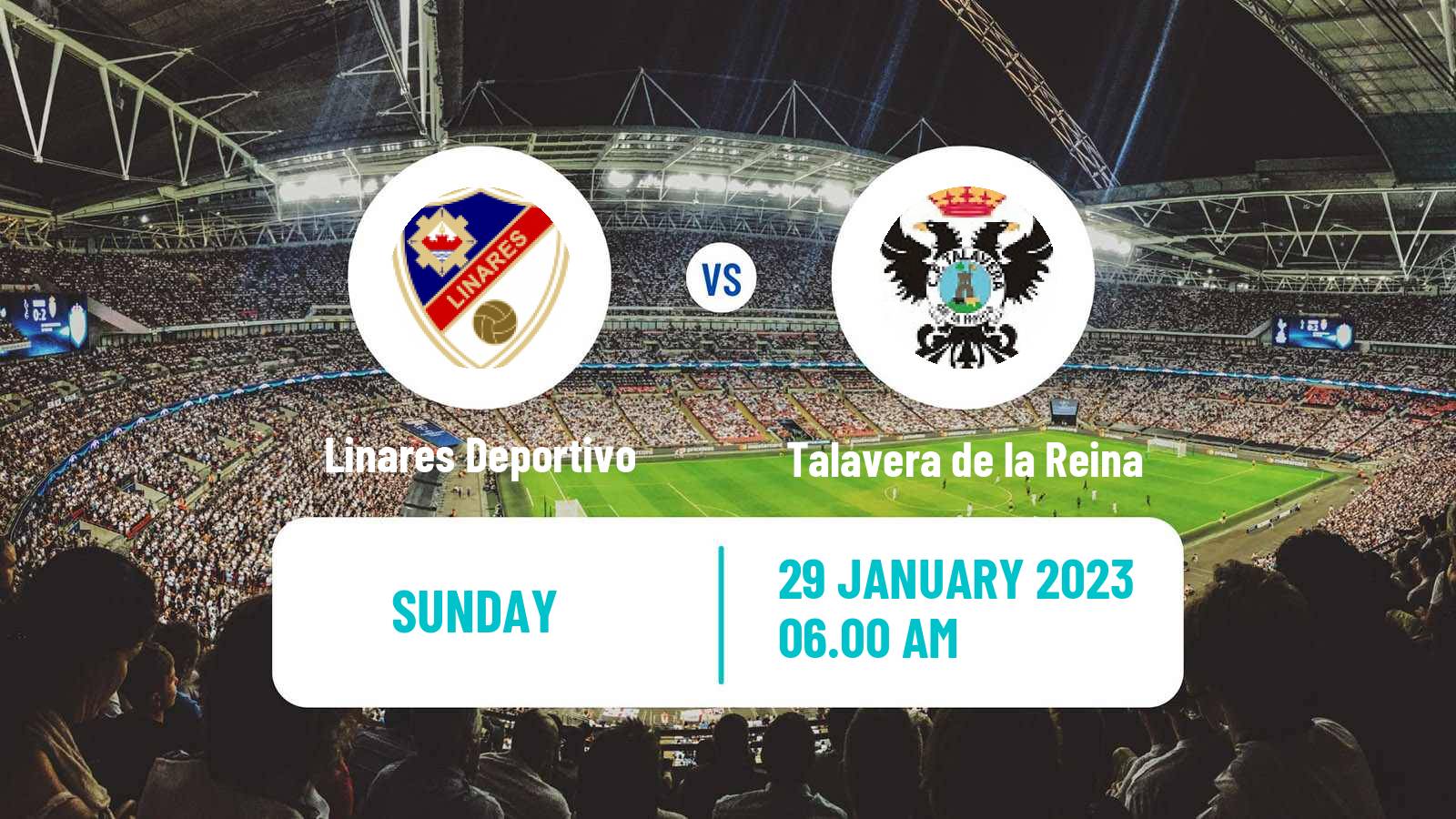 Soccer Spanish Primera RFEF Group 1 Linares Deportivo - Talavera de la Reina