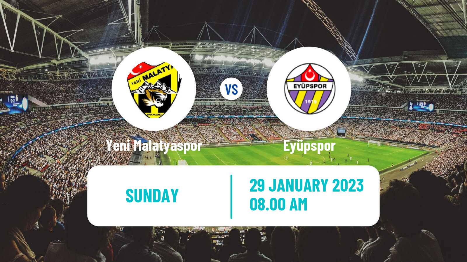 Soccer Turkish First League Yeni Malatyaspor - Eyüpspor
