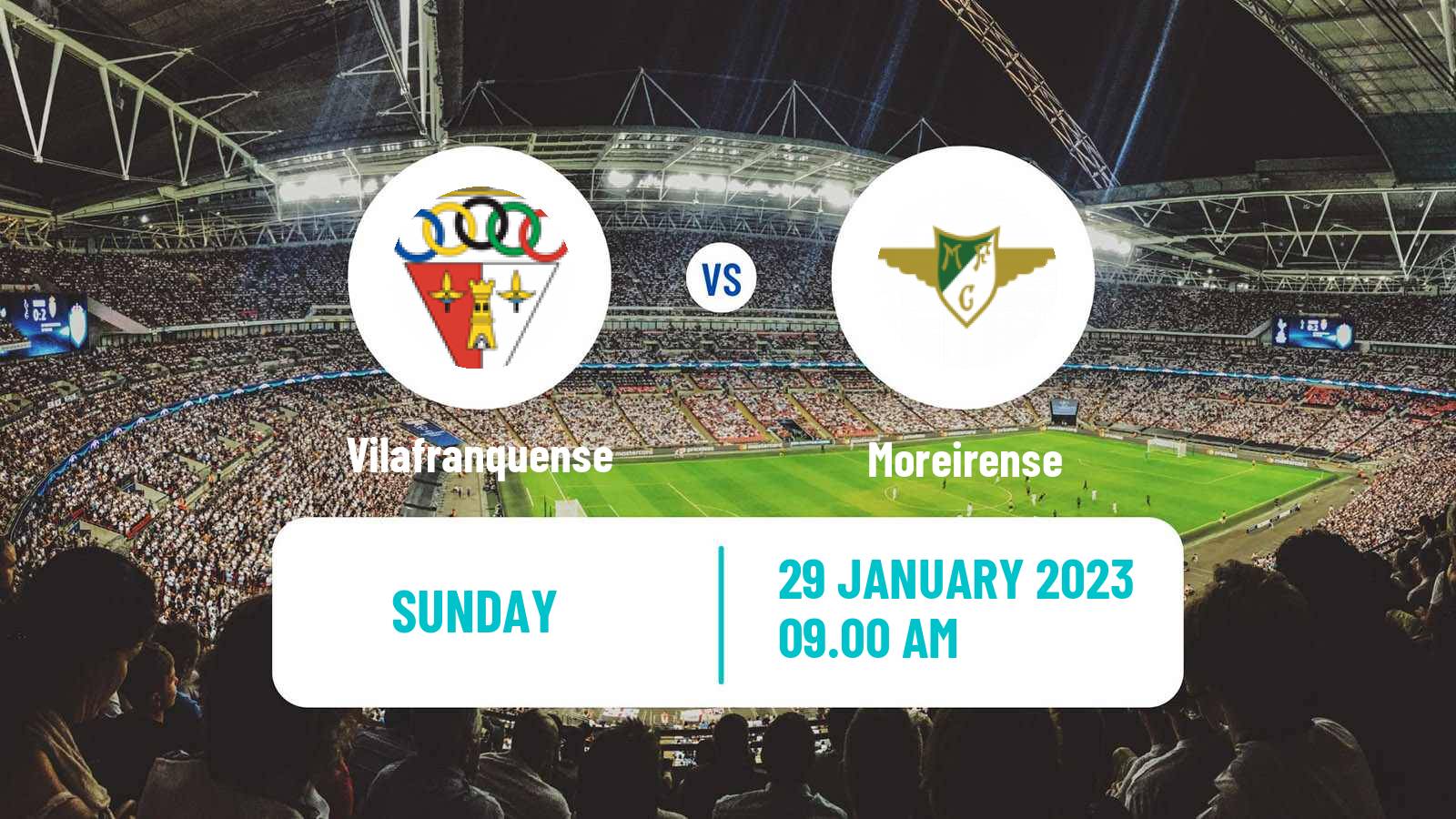 Soccer Portuguese Liga 2 Vilafranquense - Moreirense