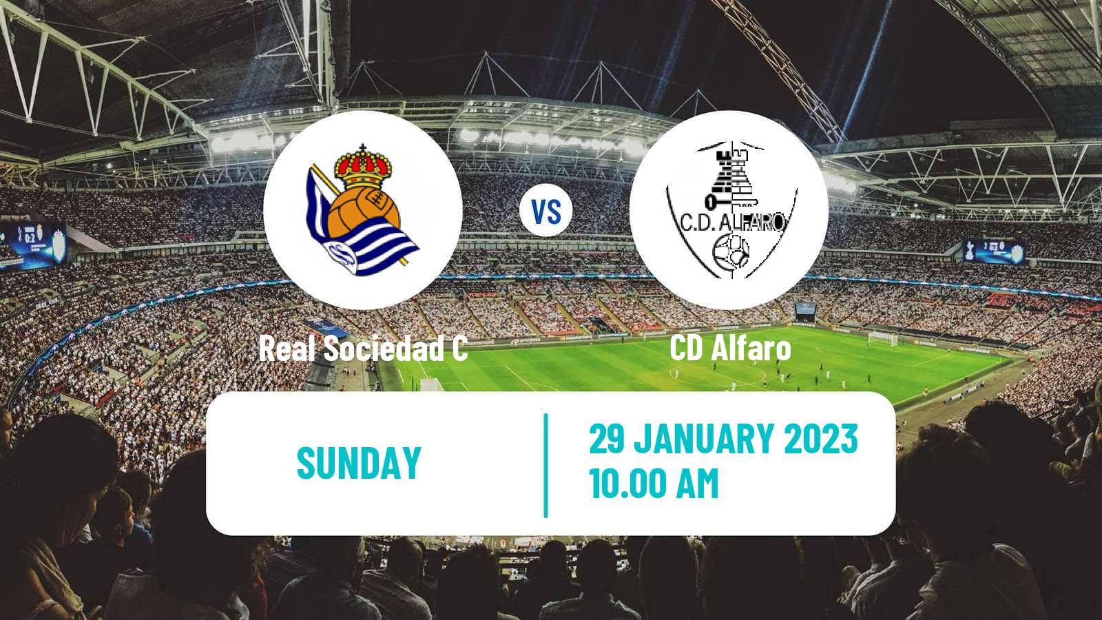 Soccer Spanish Segunda RFEF - Group 2 Real Sociedad C - Alfaro