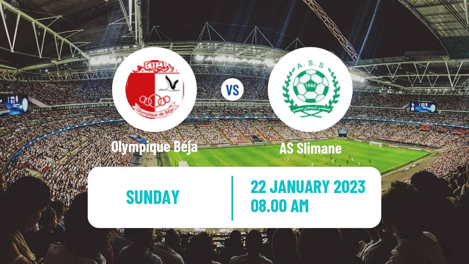 Soccer Tunisian Ligue Professionnelle 1 Olympique Béja - Slimane
