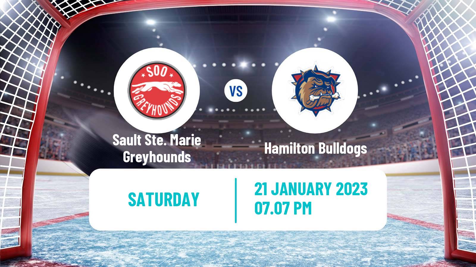 Hockey OHL Sault Ste. Marie Greyhounds - Hamilton Bulldogs