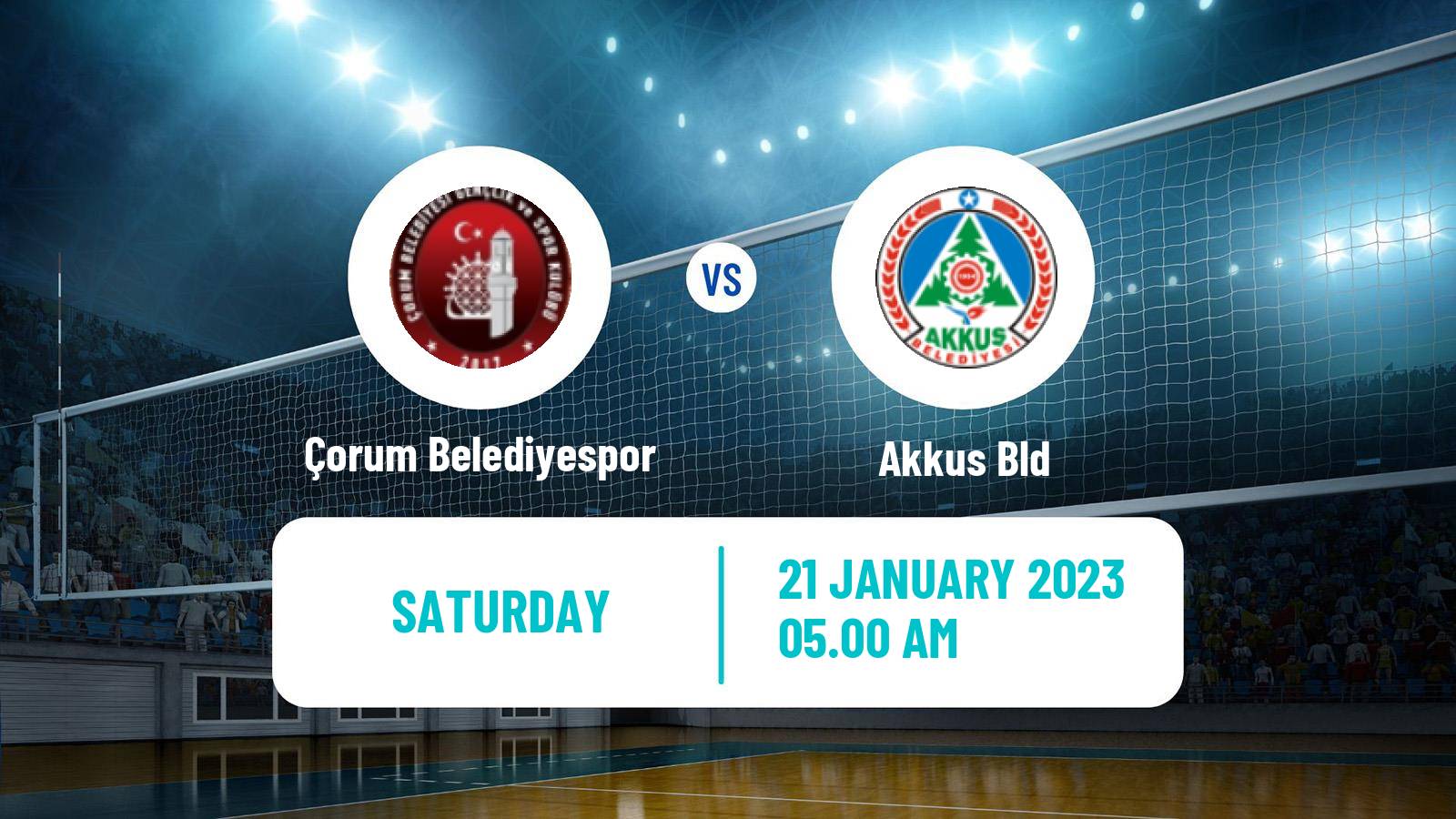 Volleyball Turkish 1 Ligi Volleyball Çorum Belediyespor - Akkus Bld