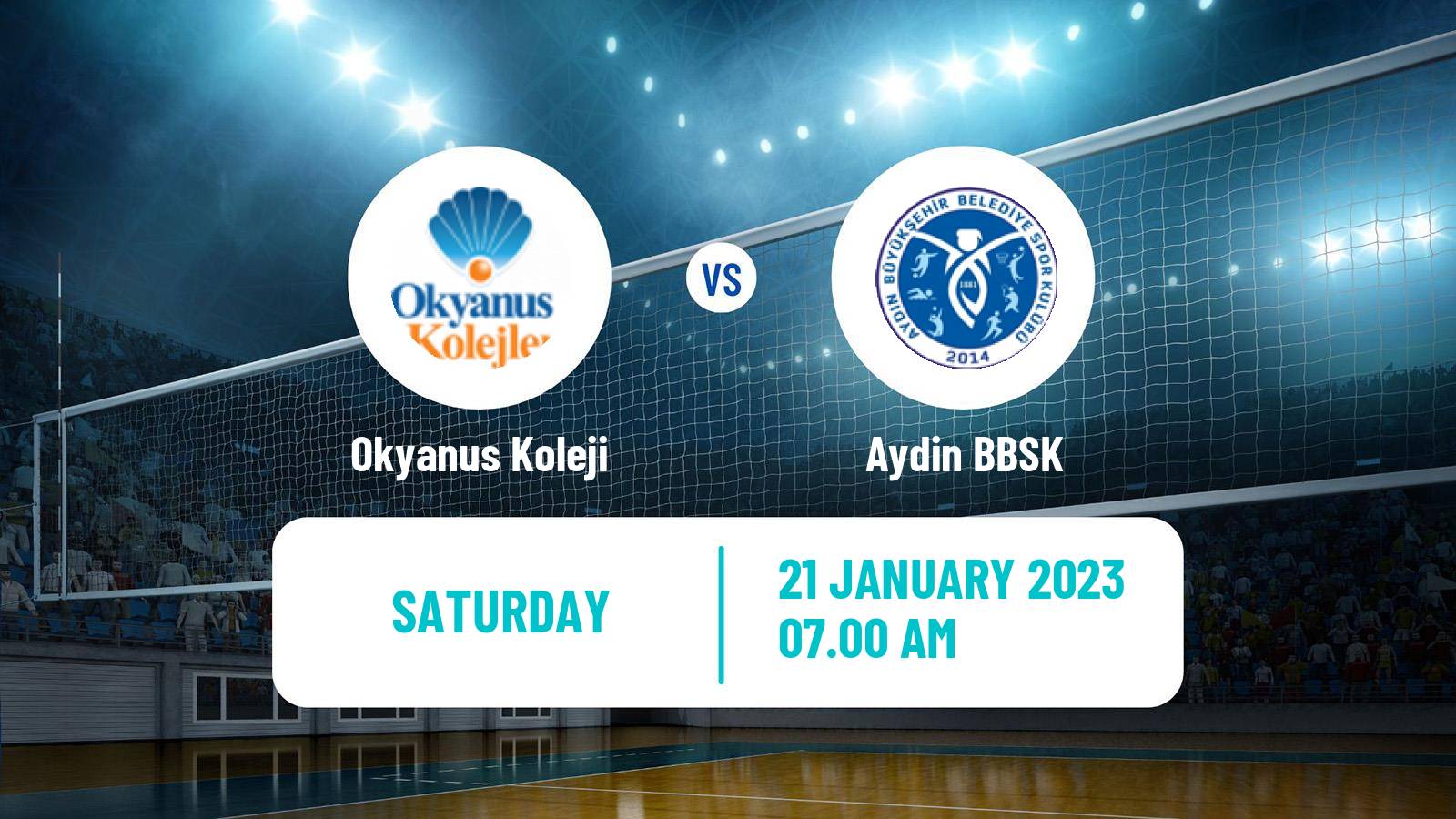 Volleyball Turkish 1 Ligi Volleyball Okyanus Koleji - Aydin BBSK