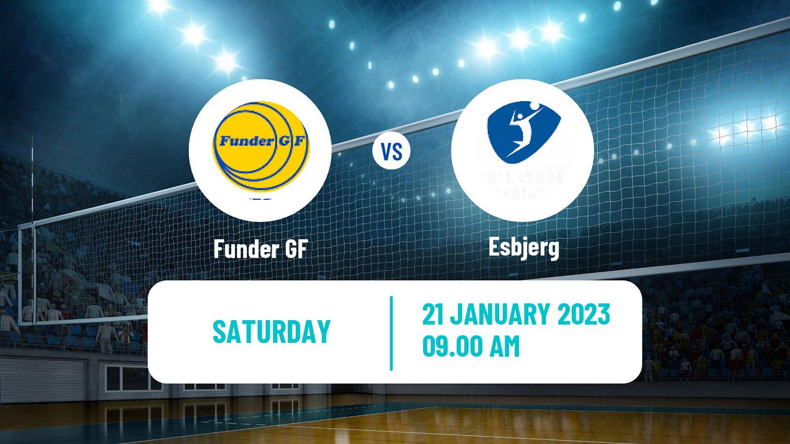 Volleyball Danish 1 Division West Volleyball Women Funder - Esbjerg