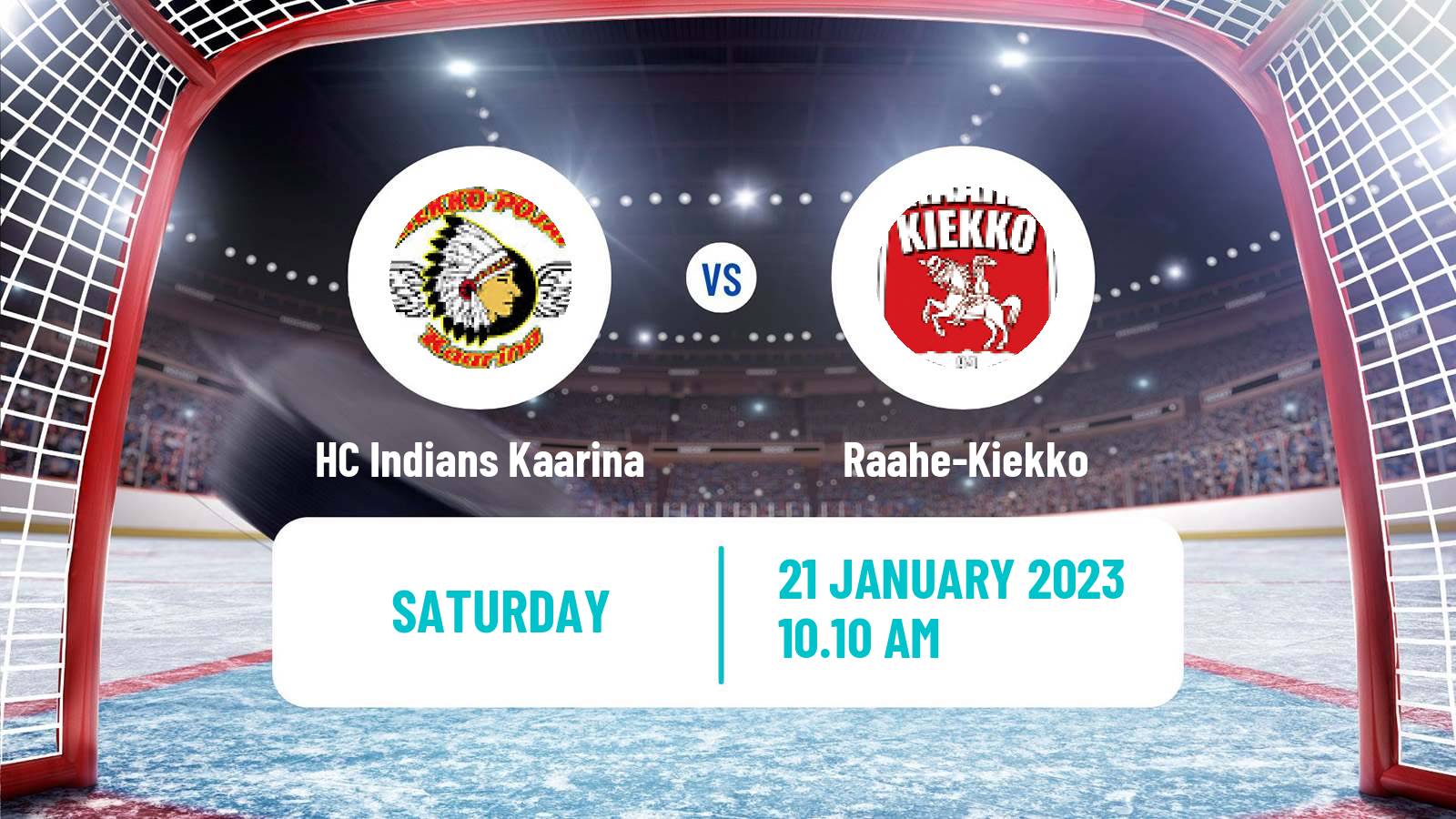 Hockey Finnish Suomi-sarja HC Indians Kaarina - Raahe-Kiekko