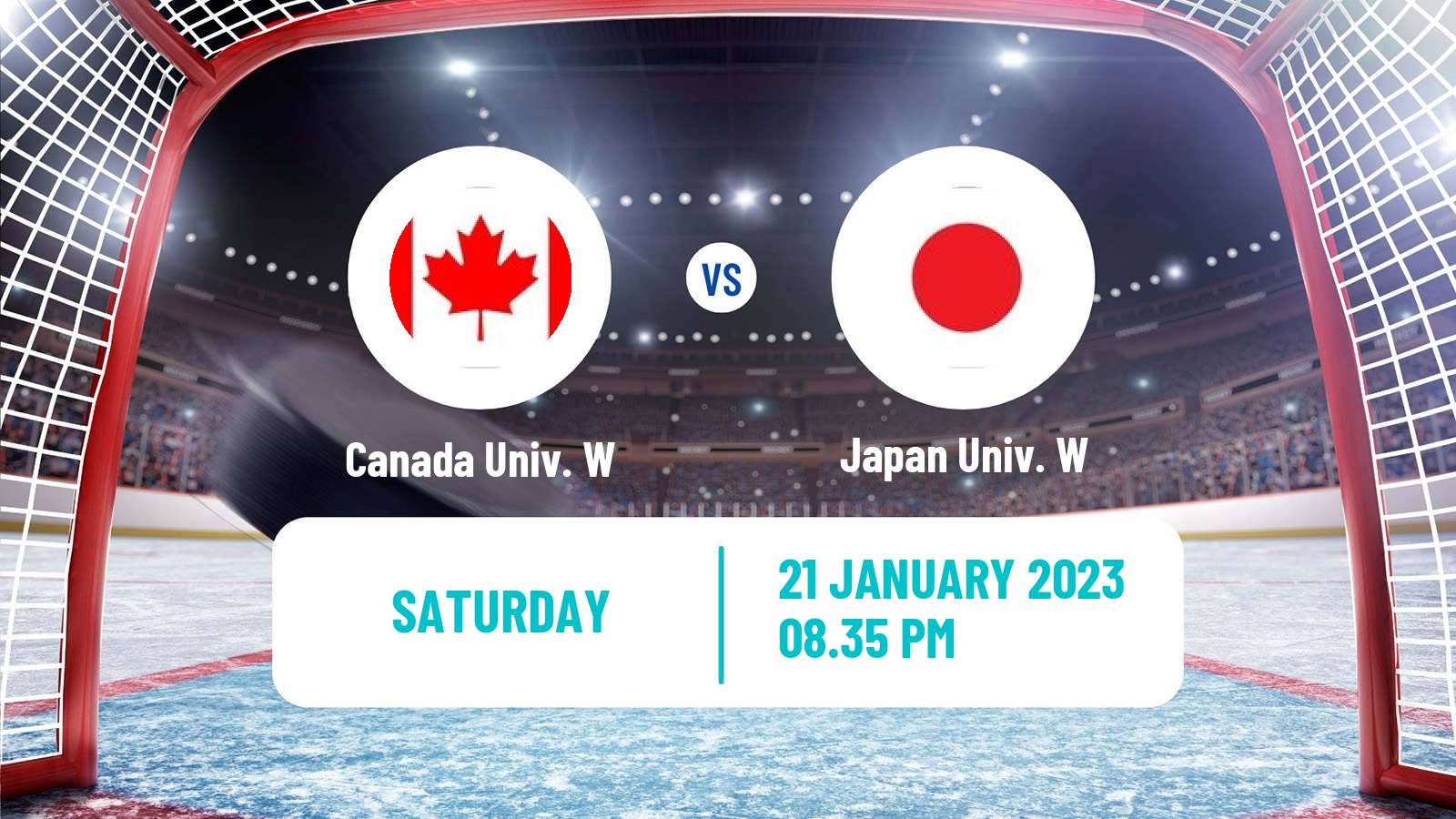 Hockey Universiade Hockey Women Canada Univ. W - Japan Univ. W