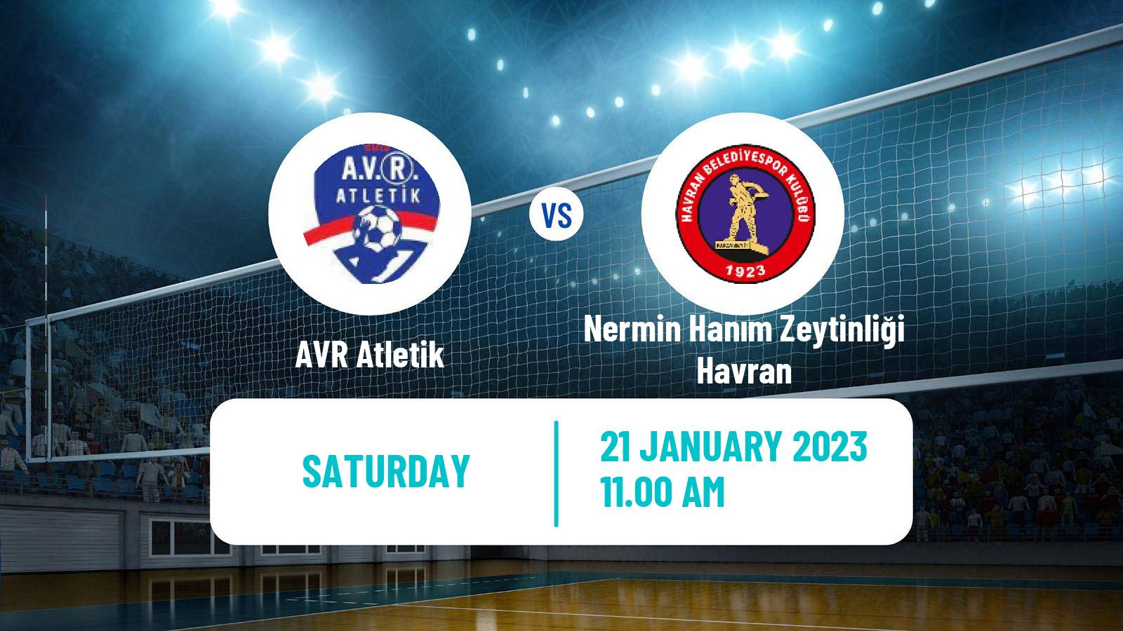 Volleyball Turkish 1 Ligi Volleyball Women AVR Atletik - Nermin Hanım Zeytinliği Havran