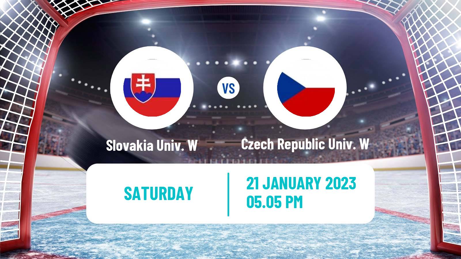 Hockey Universiade Hockey Women Slovakia Univ. W - Czech Republic Univ. W