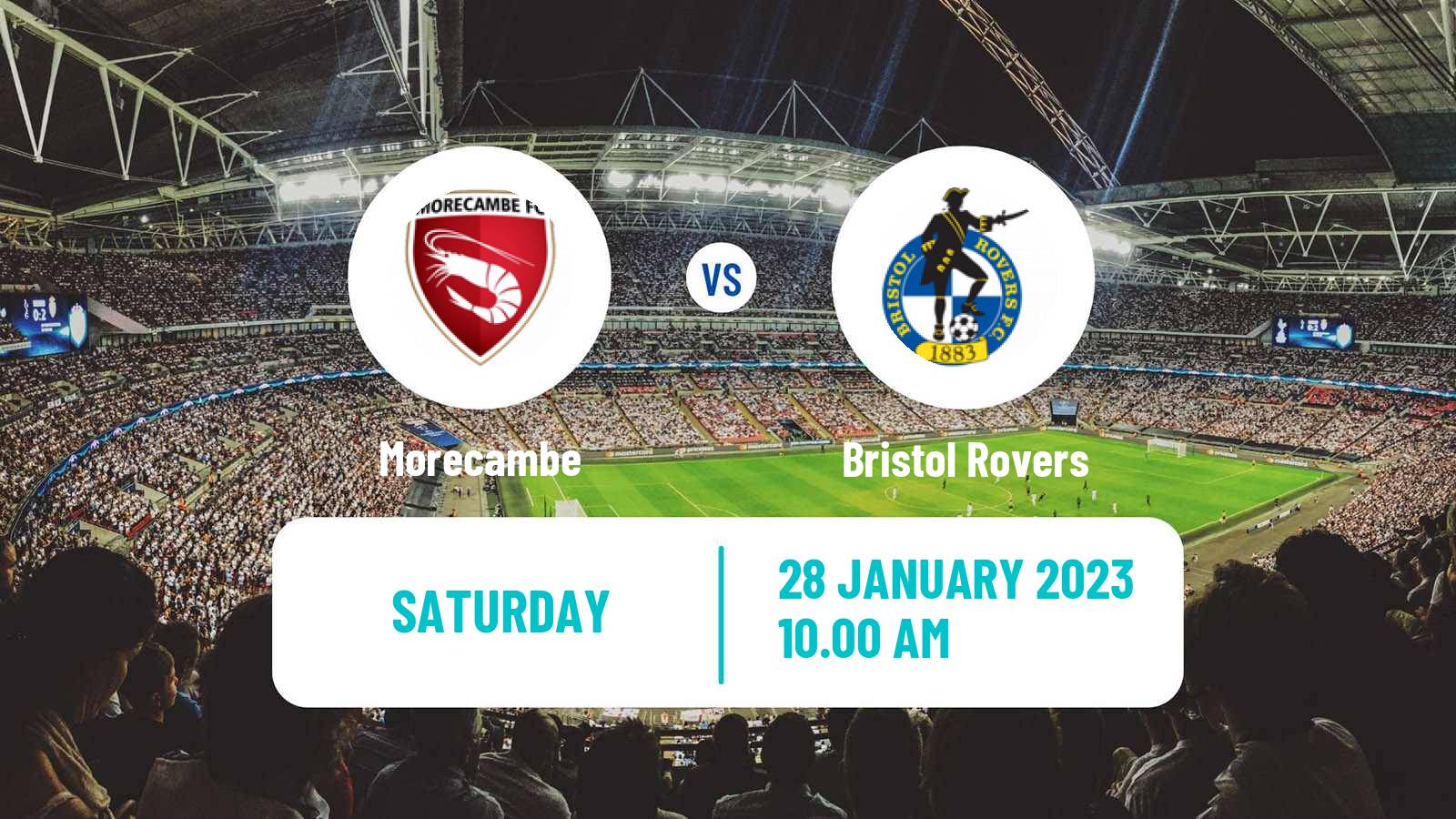 Soccer English League One Morecambe - Bristol Rovers