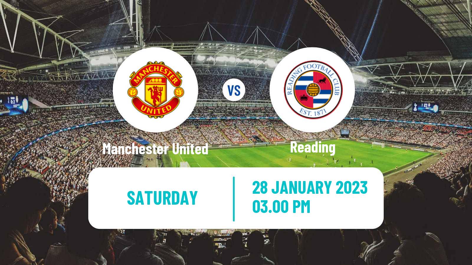 Soccer English FA Cup Manchester United - Reading