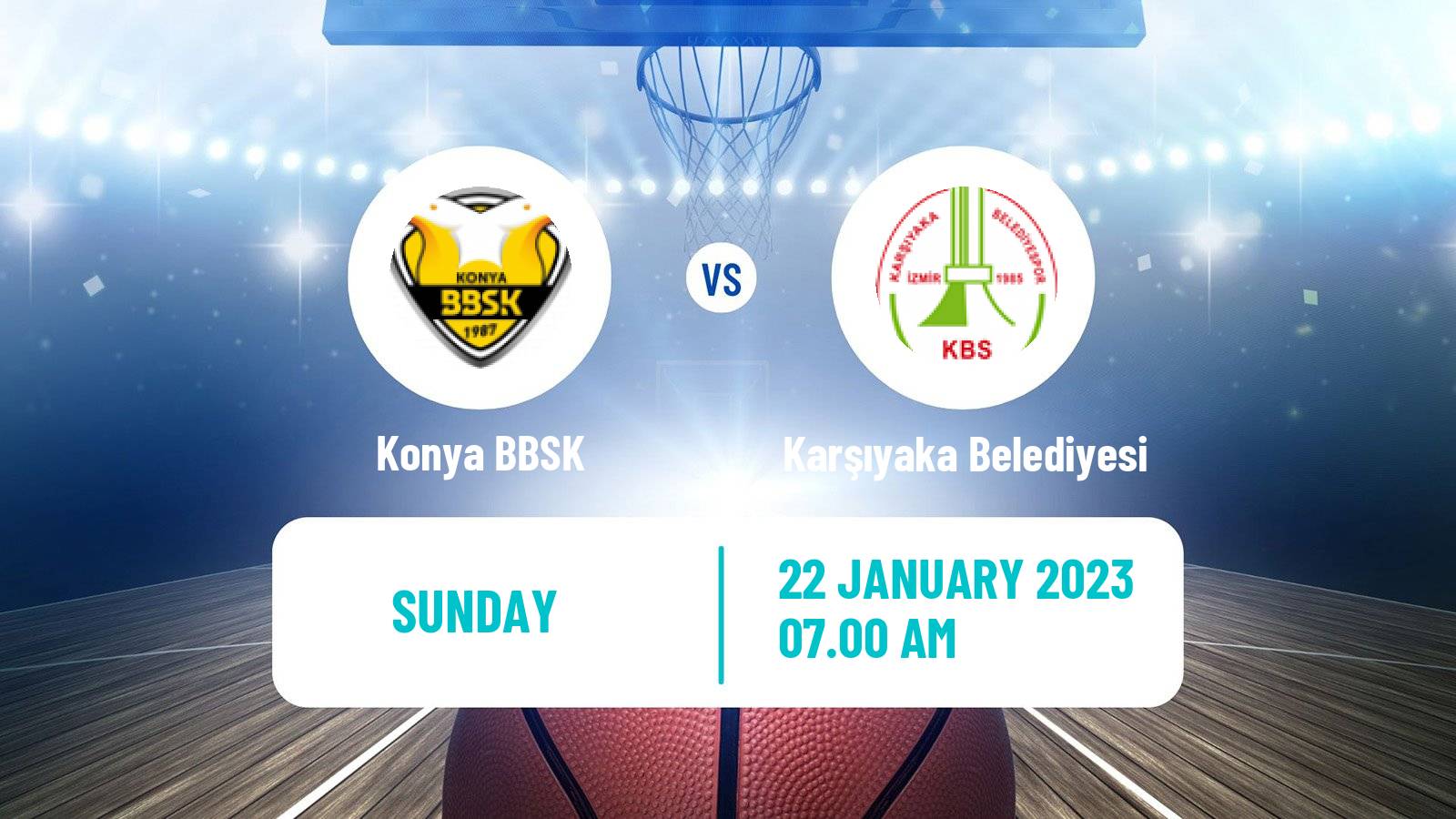 Basketball Turkish TB2L Konya BBSK - Karşıyaka Belediyesi