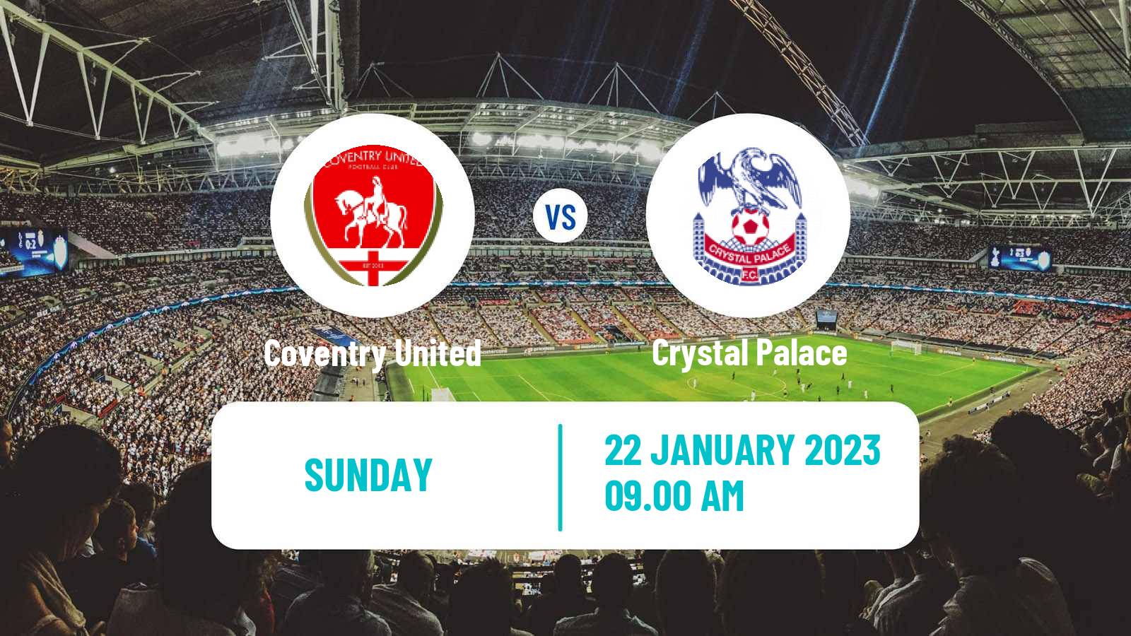 Soccer English Women Championship Coventry United - Crystal Palace