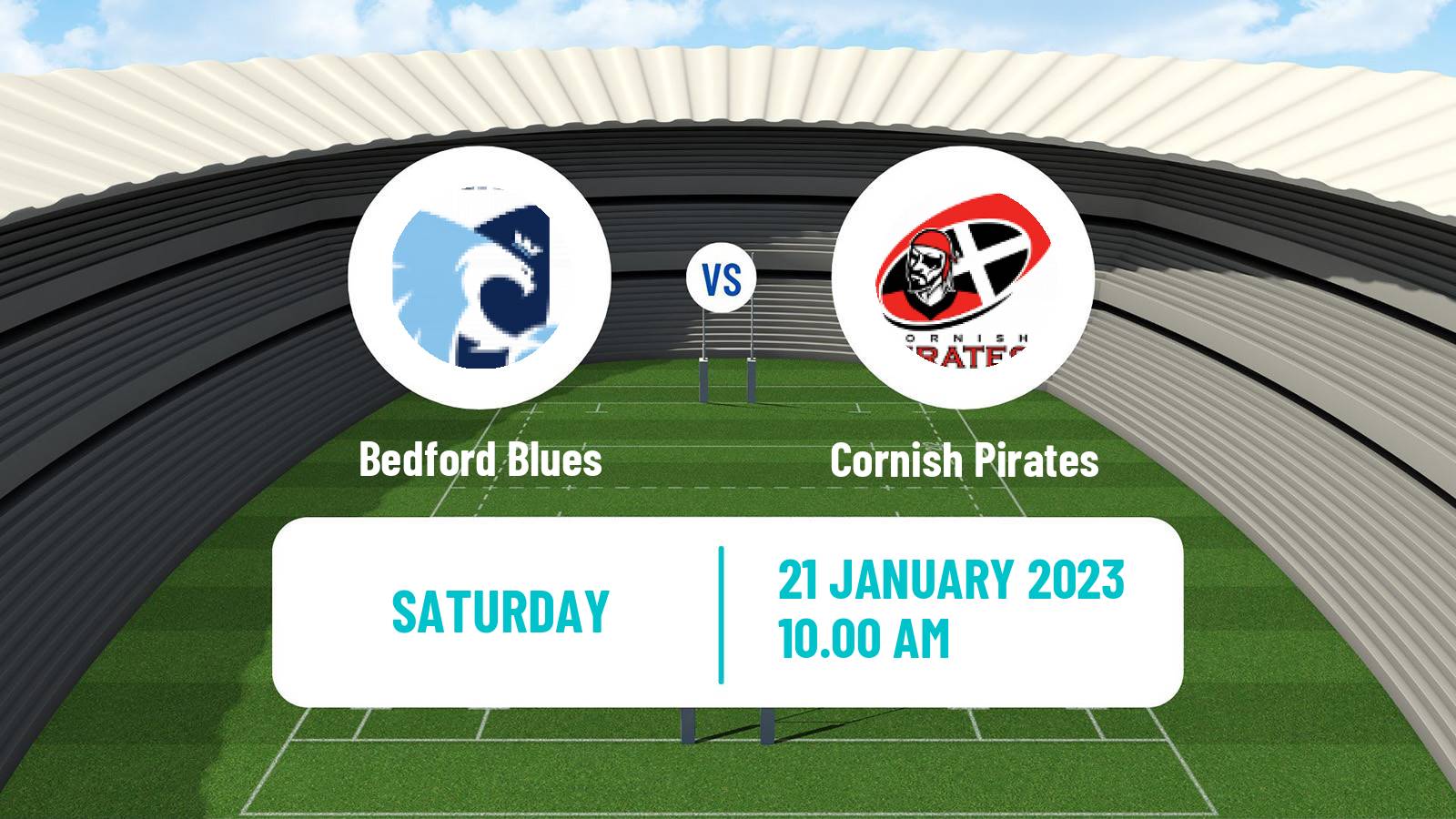 Rugby union English Championship Rugby Bedford Blues - Cornish Pirates