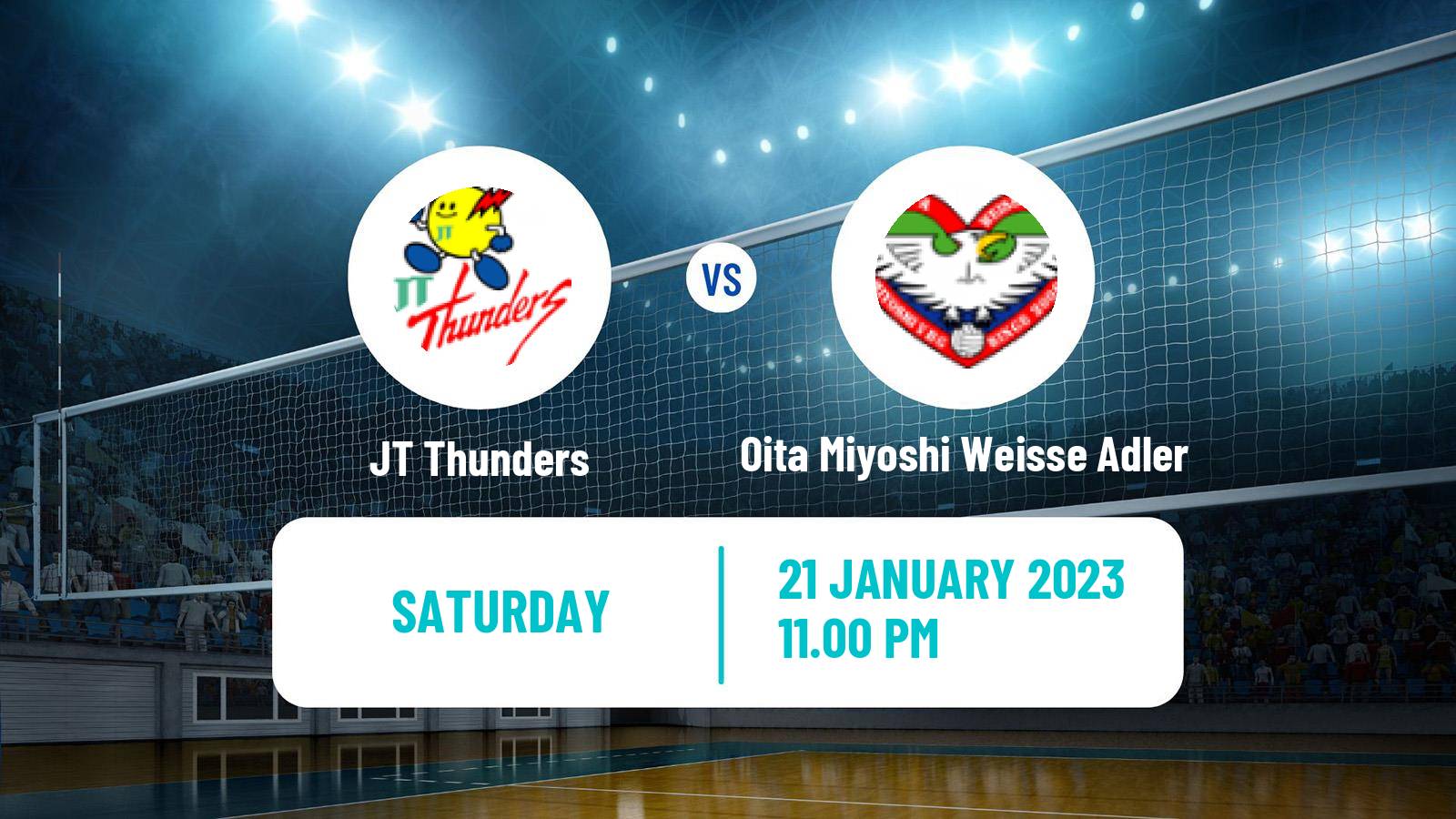 Volleyball Japan V Premier League JT Thunders - Oita Miyoshi Weisse Adler