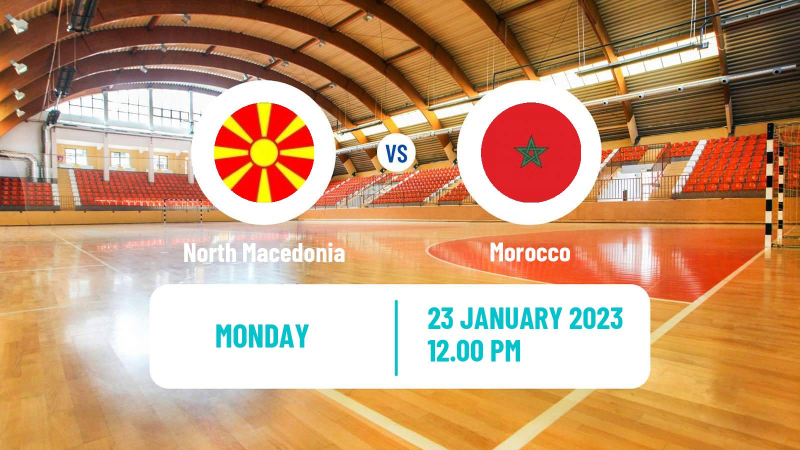 Handball Handball World Championship North Macedonia - Morocco