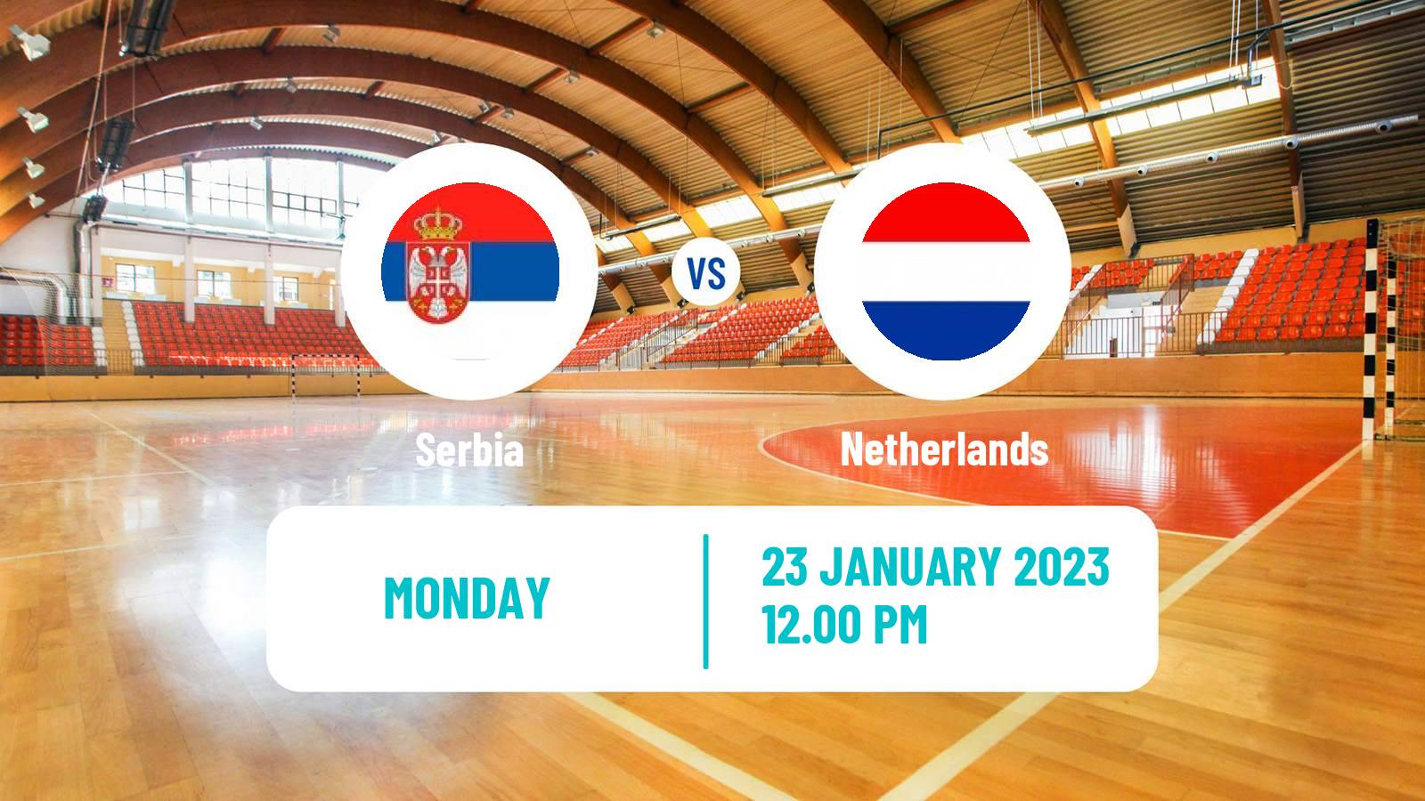 Handball Handball World Championship Serbia - Netherlands