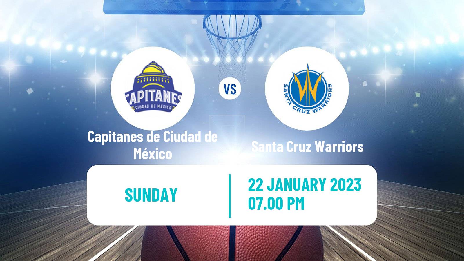 Basketball NBA G-League Capitanes de Ciudad de México - Santa Cruz Warriors