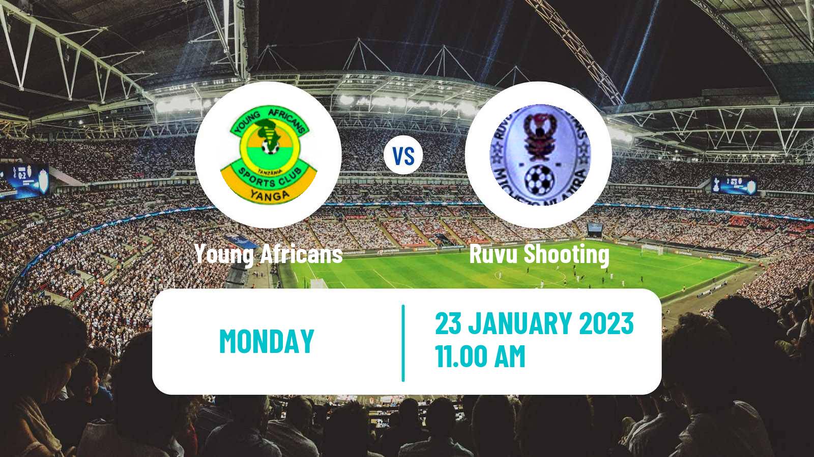 Soccer Tanzanian Premier League Young Africans - Ruvu Shooting
