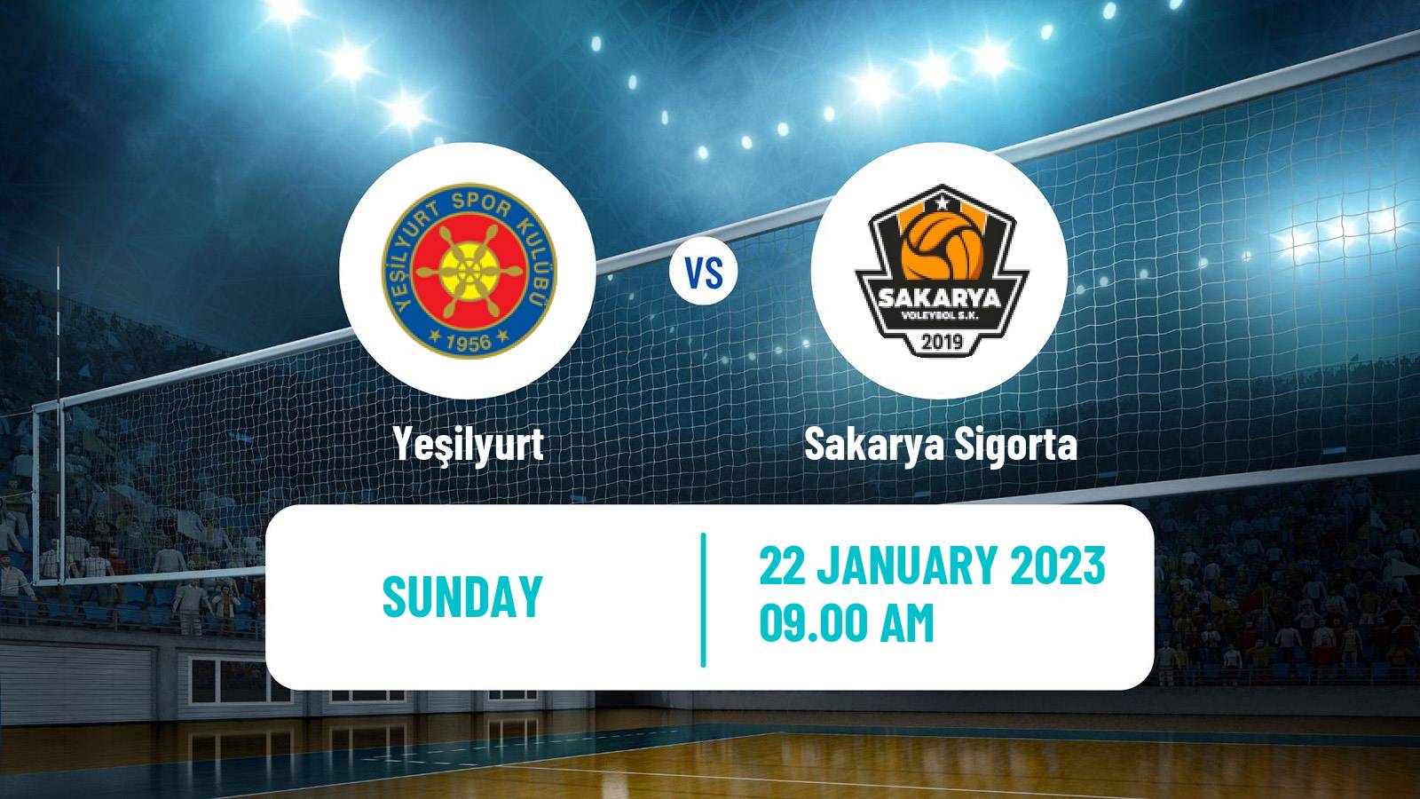 Volleyball Turkish 1 Ligi Volleyball Women Yeşilyurt - Sakarya Sigorta