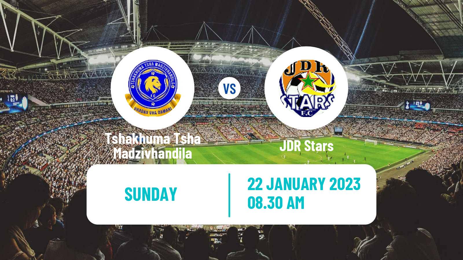 Soccer South African First Division Tshakhuma Tsha Madzivhandila - JDR Stars