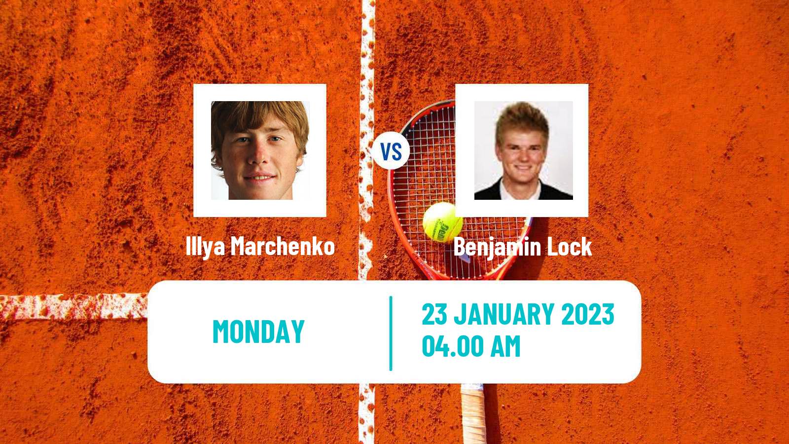 Tennis ATP Challenger Illya Marchenko - Benjamin Lock