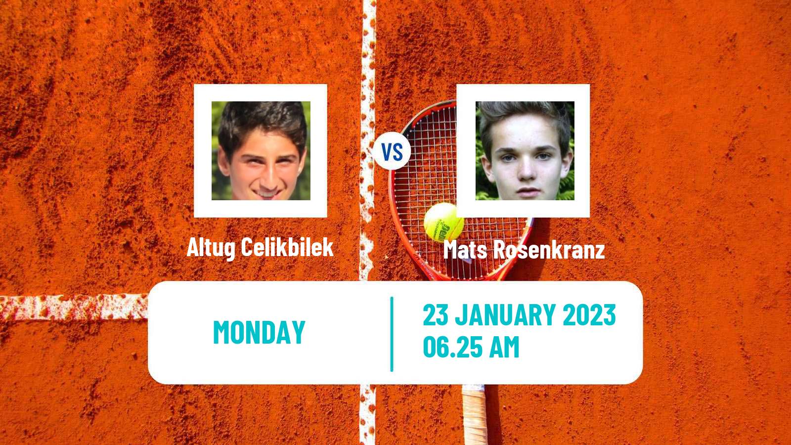Tennis ATP Challenger Altug Celikbilek - Mats Rosenkranz