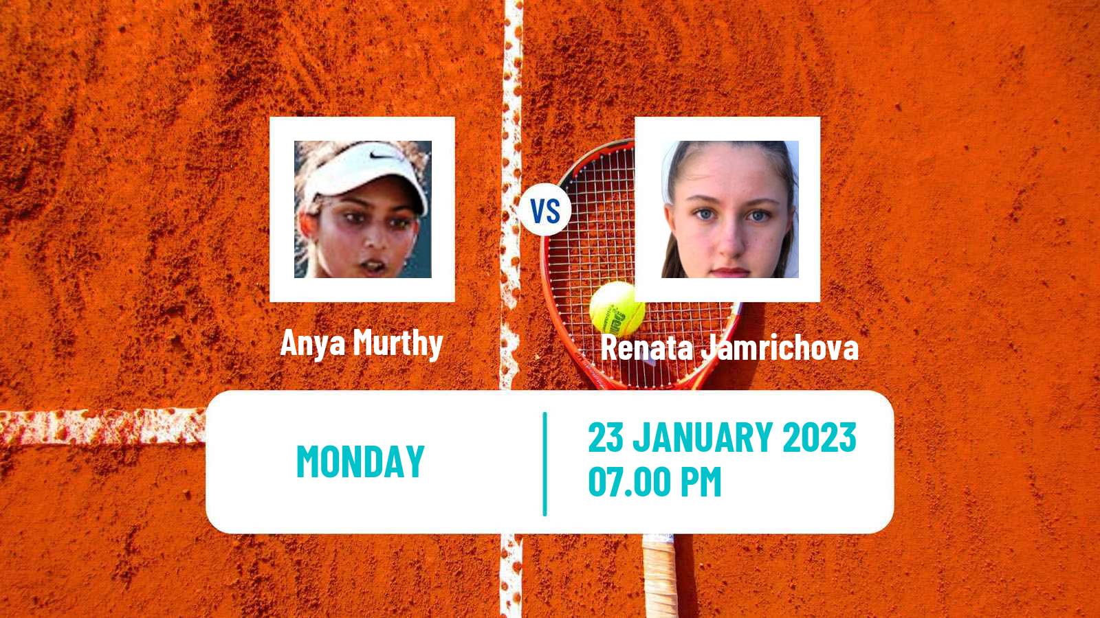Tennis Girls Singles Australian Open Anya Murthy - Renata Jamrichova