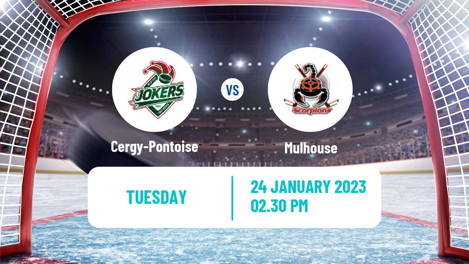 Hockey French Ligue Magnus Cergy-Pontoise - Mulhouse